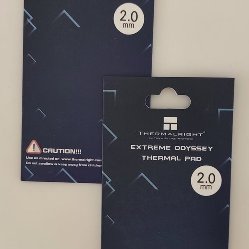 Thermalright ODYSSEY Thermal Pads 2.0mm new, 12.8 W/mK, 85x45 mm, pack of 2