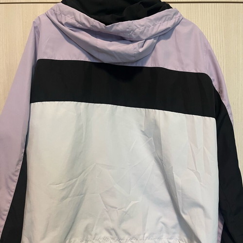 Topshop windbreaker like new, white and purple