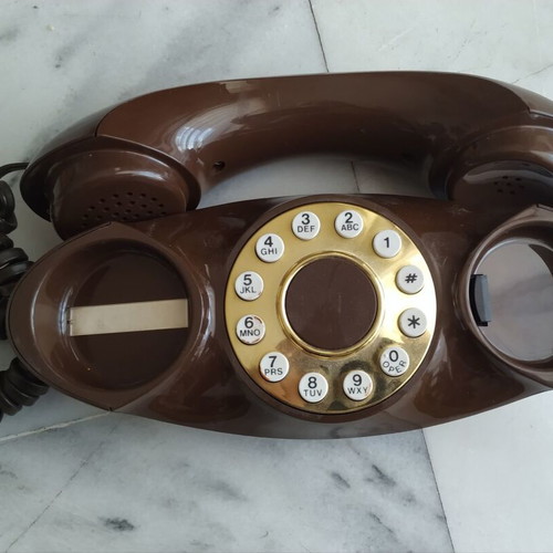 Vintage ATC Genie Phone Model TELr 8300 used, retro telephone
