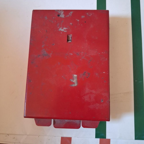HSS metal drill bit set used, 1–8 mm with metal case