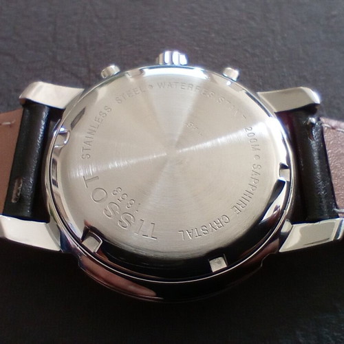 Tissot PRC 200 Chronograph men's watch like new, white and silver