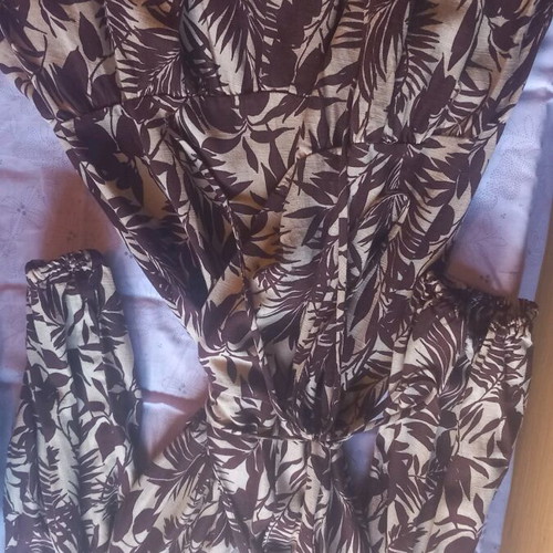 Mango women's dress brown like new, size L