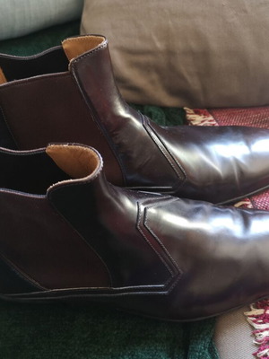 Pollini leather shoes new, brown, size 42, boots