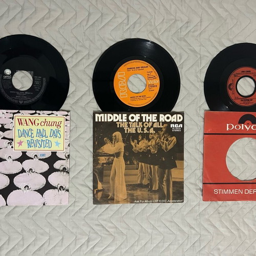 45 RPM vinyl records lot of 14, like new condition