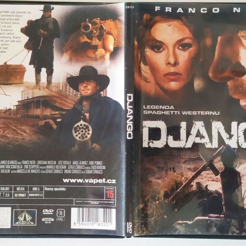 Django DVD like new, spaghetti western action drama