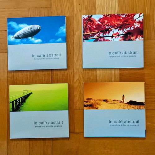 Le Cafe Abstrait 4-case set new, 4 CDs