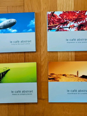 Le Cafe Abstrait 4-case set new, 4 CDs