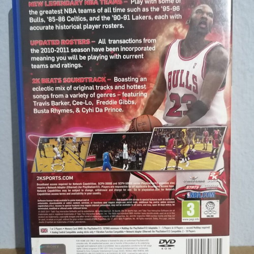 NBA 2K12 PlayStation 2 case and manual used, no game