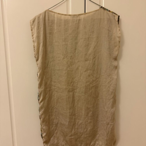 Zara beige sleeveless tops used, set of 2, medium size