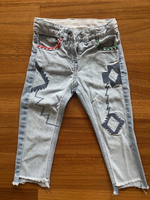 Stella McCartney jeans for girls size 4 like new, blue