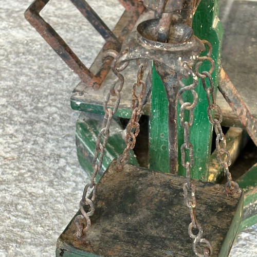 Antique scale used in original condition