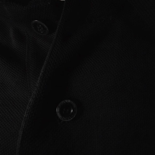 Lacoste men's black polo shirt used, 100% cotton, size L/XL