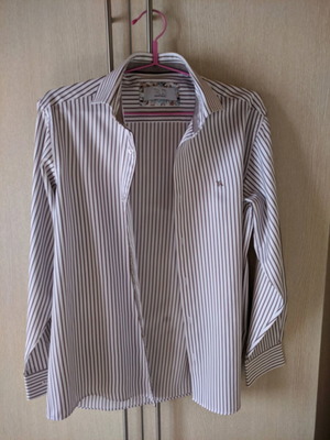 Truzi striped men's shirt used, large