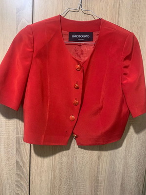 Couture Mario Borsato red new fabric