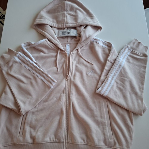 Adidas Relaxed Fit Top new, size L, pink cotton