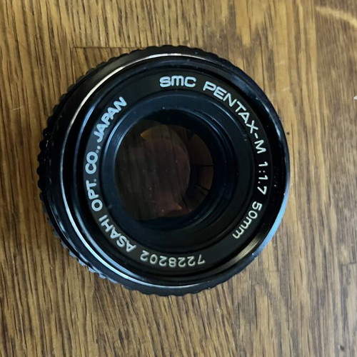 SMC Pentax-M 50mm f/1.7 lens like new, Pentax K mount