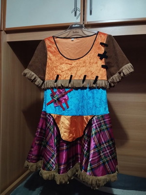 Scarecrow carnival costume like new, women's size S - M