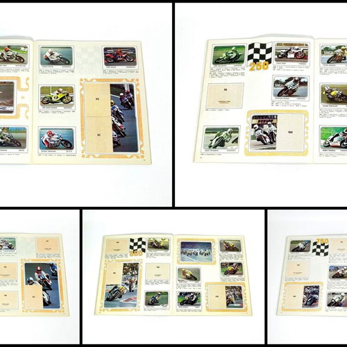 Panini Moto Sport 1979 Sticker Album like new, incomplete