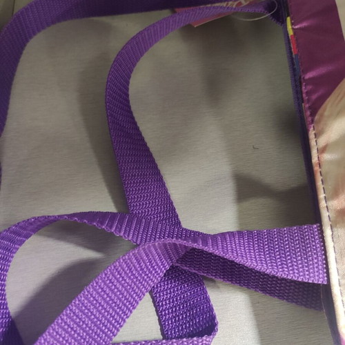 Barbie fabric shoulder bag pink and purple new