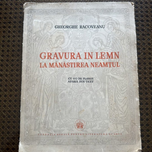 Gravura in lemn book used, religious and ecclesiastical engravings