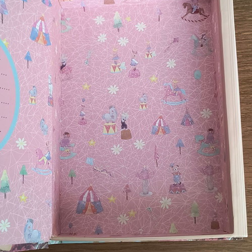 Decorative book storage box new with spring design