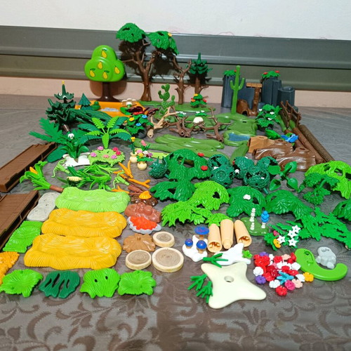 Playmobil зеленина употребяван, различни елементи