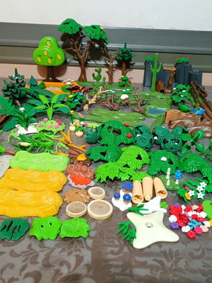 Playmobil зеленина употребяван, различни елементи