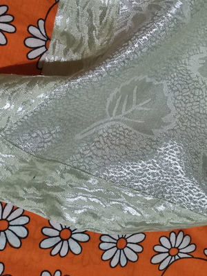 Small tablecloth with double-sided leaf pattern, 53x53 cm