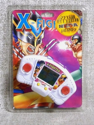 X-Fighter electronic handheld LCD game new, vintage