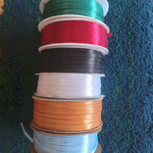 Ribbons new 6 pieces 13mm×50 meters, 6 colors