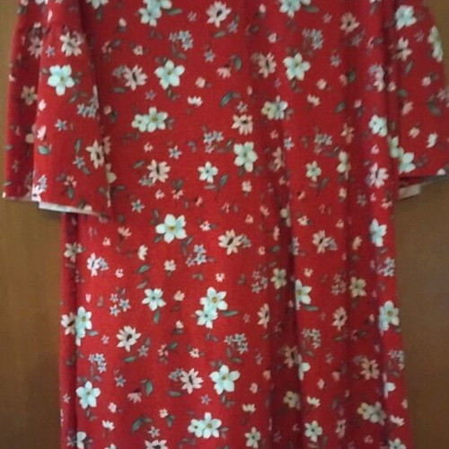 Mango mini dress like new, red floral pattern