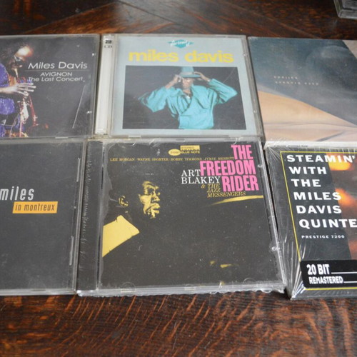 Jazz CD collection like new with Miles Davis, John Coltrane, Chick Corea