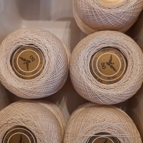 Stor Special ecru No 50 pelota lace thread, pack of 5, new