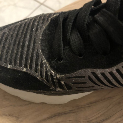Hogan sneakers used, black, sizes 40-41, repaired decorative details