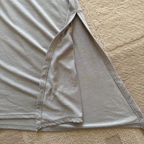 TCM Tchibo Asymmetrical Athletic Grey Top used, one size