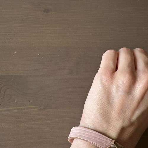 Bracelet designed by Doukas Chatzidoukas for Estée Lauder, like new, breast cancer prevention