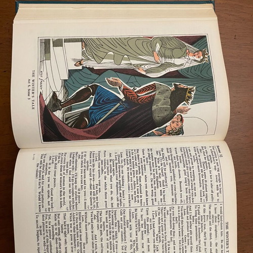 The Complete Works of William Shakespeare Collins edition 1975 like new