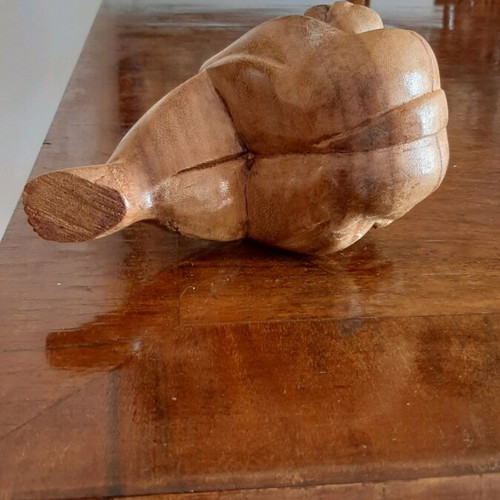 Wooden sculpture Palaistis like new, hand-carved