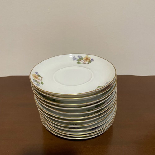 Flora Graeca collectible porcelain cup set by Niki Goulandri new