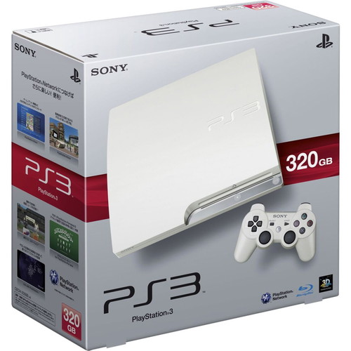 Sony PlayStation 3 Slim White 320GB console used, box only
