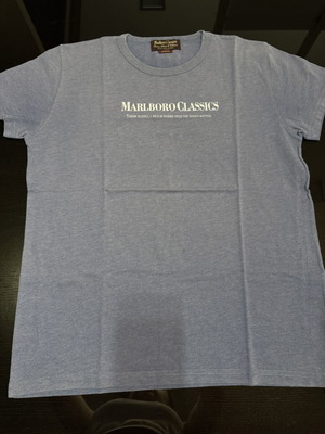 Marlboro T-shirt size M like new, blue