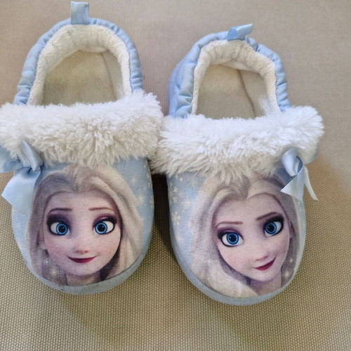 Frozen H&M slippers used, size 24/25, winter indoor