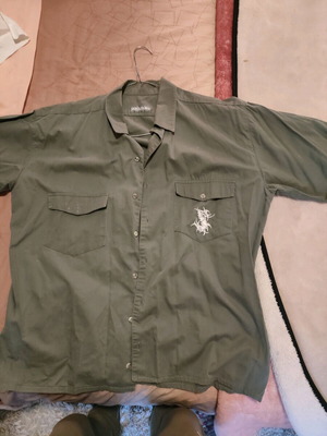 Sepultura original vintage Third World Posse shirt L/XL used, khaki