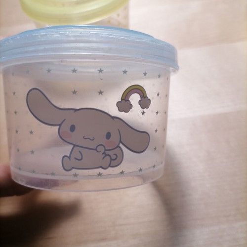 Miniso Sanrio Food Container Set 3 Pieces used, stackable, microwave safe