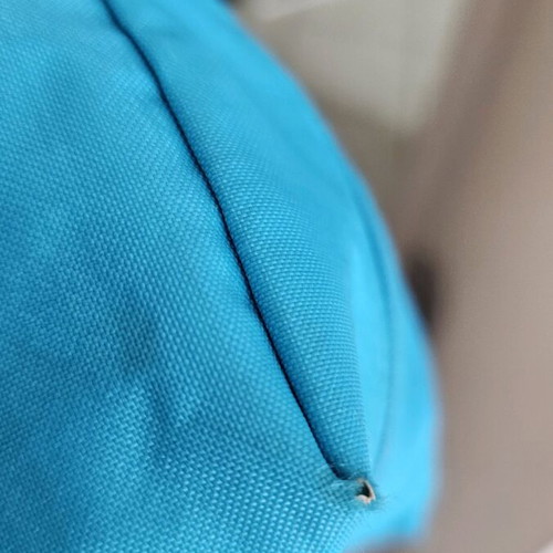 Longchamp handbag used, brown and turquoise