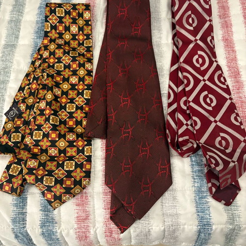 Set of 3 men's branded ties new