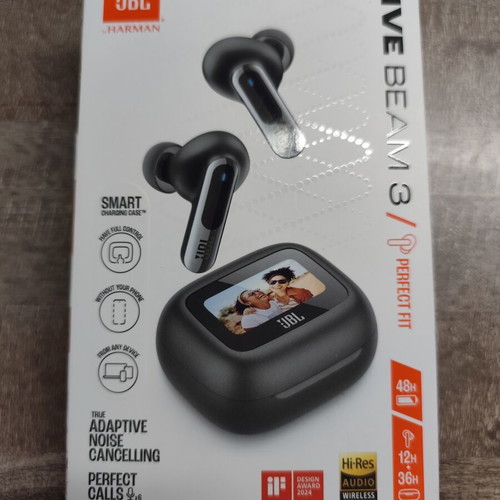 JBL Live Beam 3 In-ear Bluetooth Handsfree New, sweat-resistant with charging case