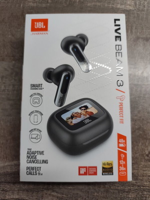 JBL Live Beam 3 In-ear Bluetooth Handsfree καινούργια, ανθεκτικά στον ιδρώτα με θήκη φόρτισης