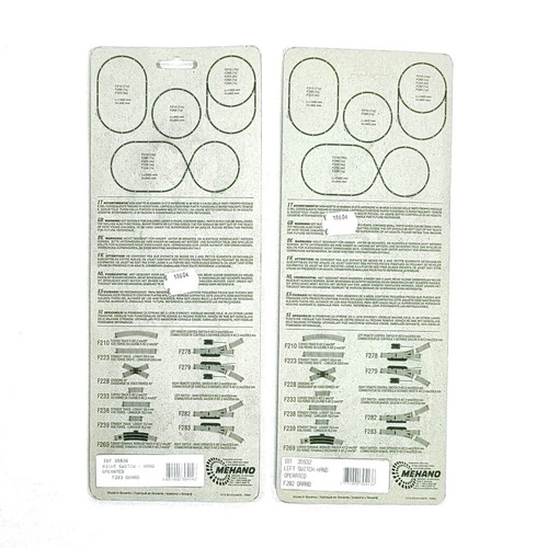 Mehano Train Line Points set of 2 new, sealed
