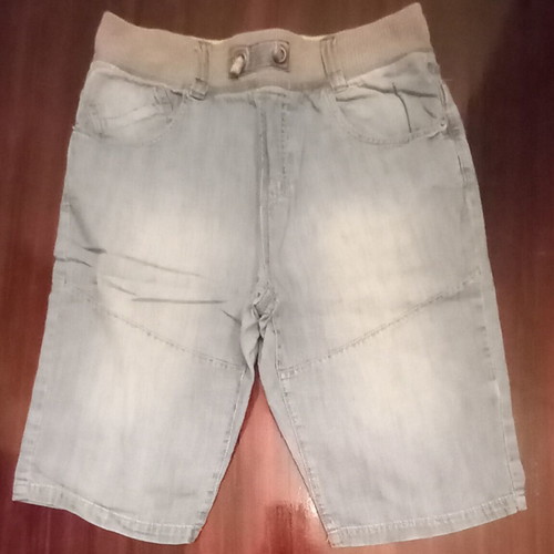 Kids denim bermuda shorts like new, size 152 cm